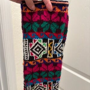 Colorful Knit Patterned leg warmers
